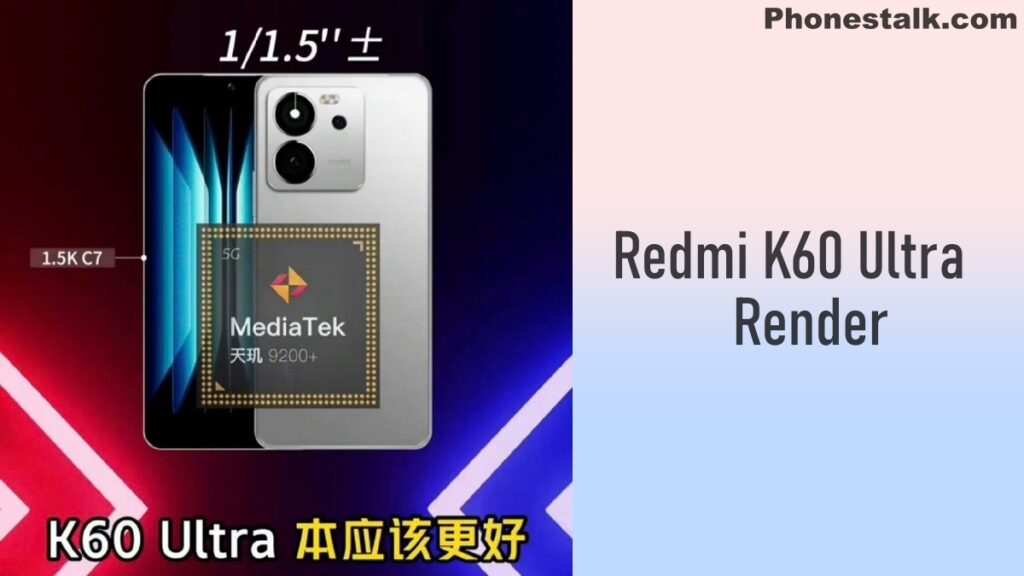 Redmi K60 Ultra Render